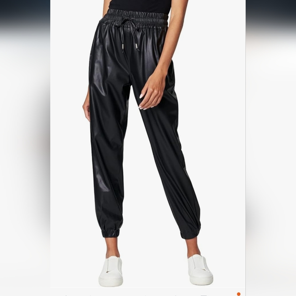 NWT BlankNYC Vegan Leather Joggers Large